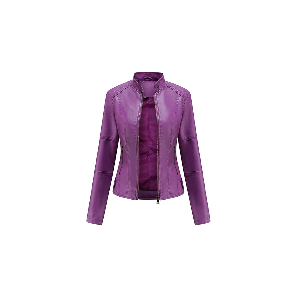 q4 Leather Jacket Women - Image 1
