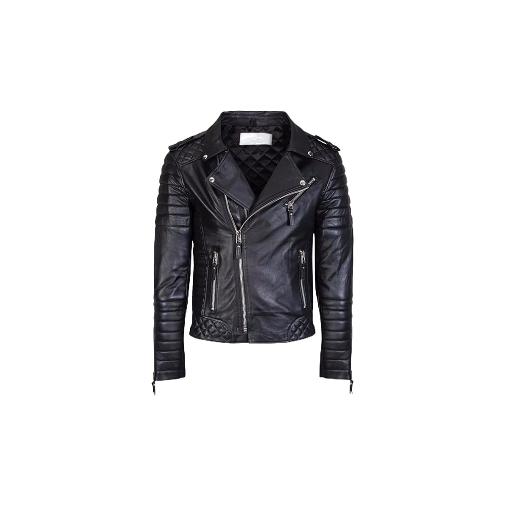 q9 Leather Jacket Men - Image 1