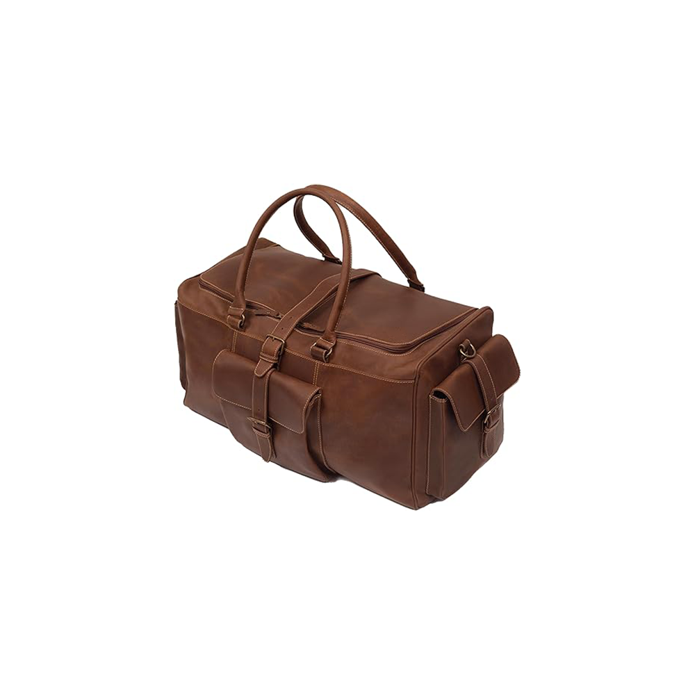 t4 Leather Travel Bag - Image 1